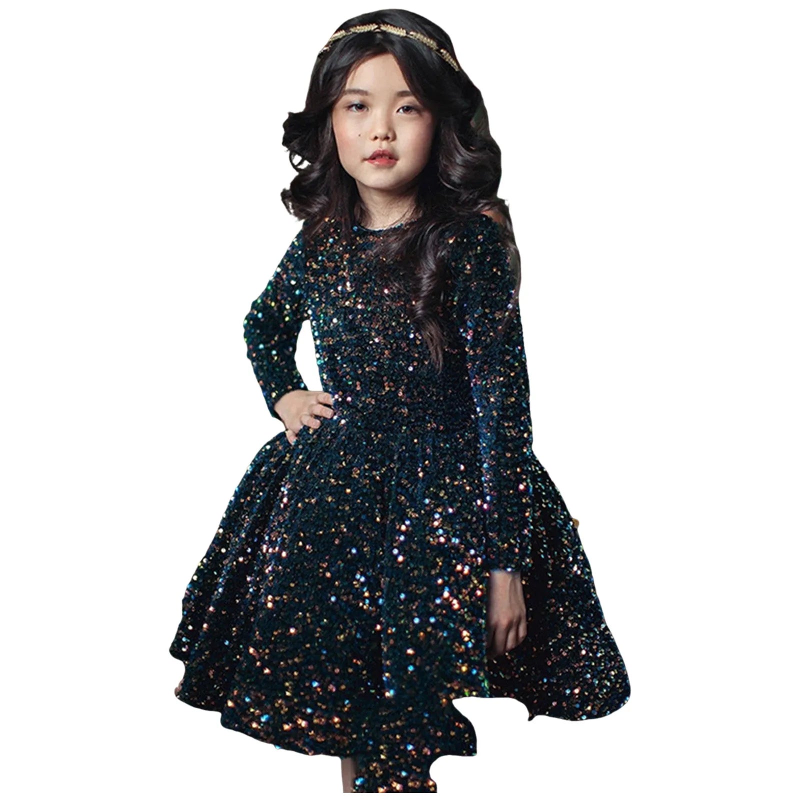 Girls Sequin Dress